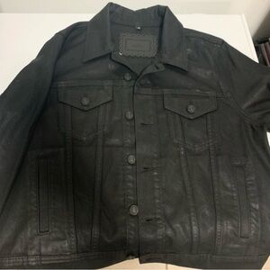 Black  Trucker Jacket - Unbranded